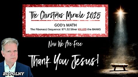 THE Christmas Miracle of 2025 | $71.52 Silver TRIGGER that KILLED the Banks! Bo Polny