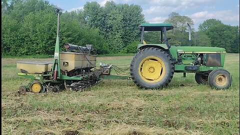 Planting corn