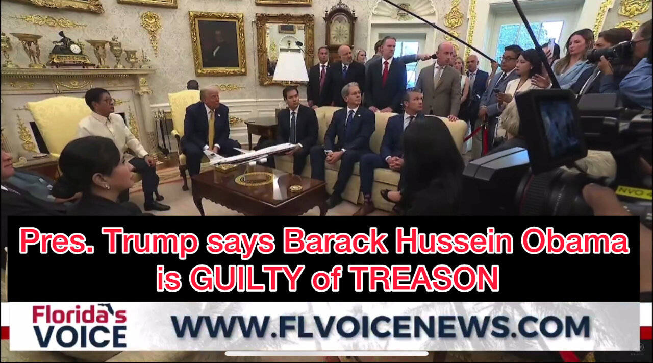 Trump says Obama GUILTY of TREASON, Tulsi Gabbard has ALL DOCUMENTS.