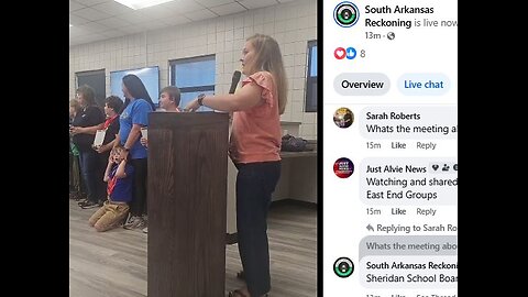 Livestream Sheridan School District Meeting Homeschoolers vs Wade Crosswhite