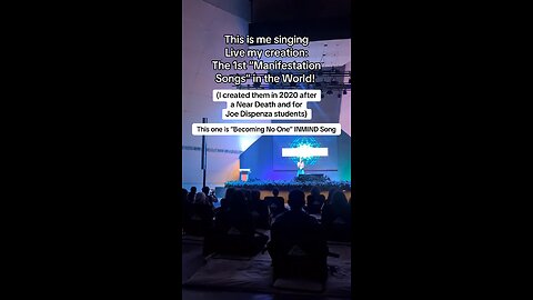 The 1st Manifestation Songs science based and created for @drjoedispenza