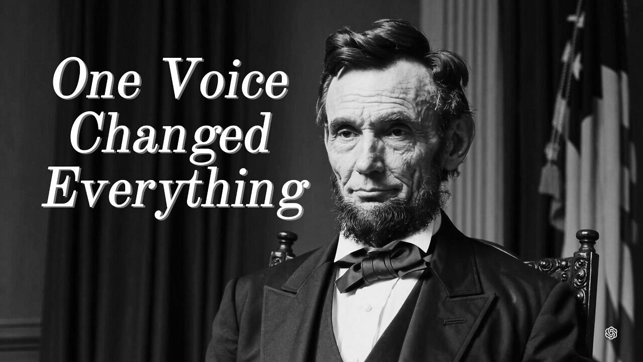 Abraham Lincoln debates Stephen Douglas-One Voice Changed Everything.