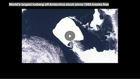 "1986-Trapped Largest Iceberg in Antarctica Finally Breaks Free"