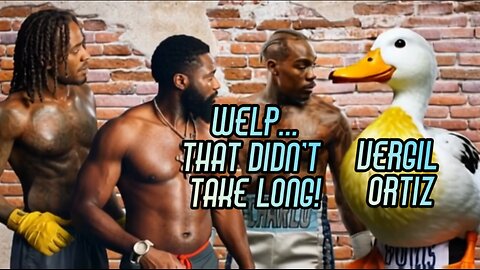 Ortiz DUCKING BOOTS? Welp....THAT didn't take long.