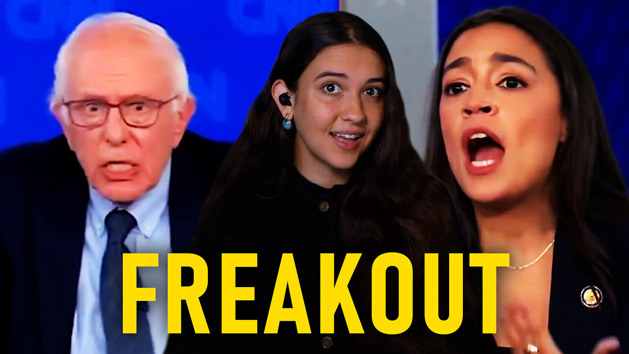 AOC and Bernie Cry On Live TV