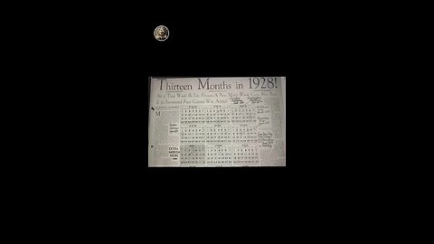 13 Month Calendar Was The Norm