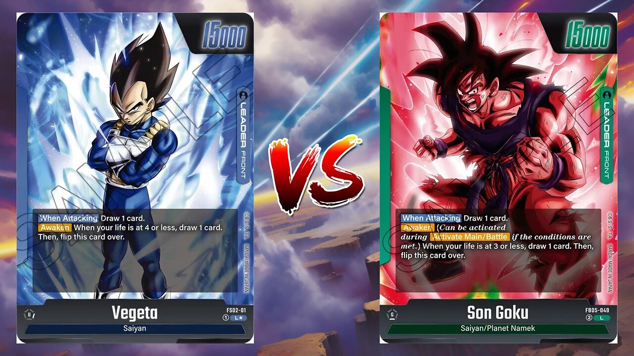 Dragonball Fusion World Online Vegeta VS Son Goku!!