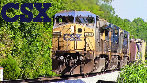CSX 7876 leads CSX L411 through Independence KY