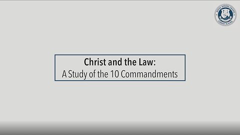 Jesus: The Fulfillment of the Law | Christ and the Law (pt 2)