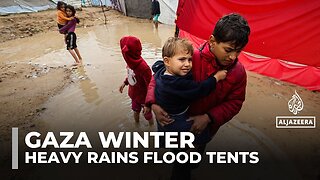 Powerful storms, floods bring new challenges to Palestinians in Gaza