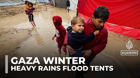Powerful storms, floods bring new challenges to Palestinians in Gaza