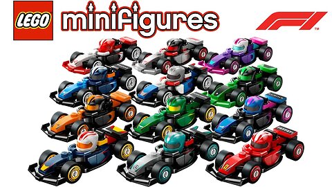 Lego Minifigures F1 Series Complete Collection Review