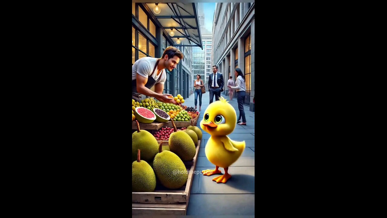 The Duckling that Bought the Jackfruit #shorts