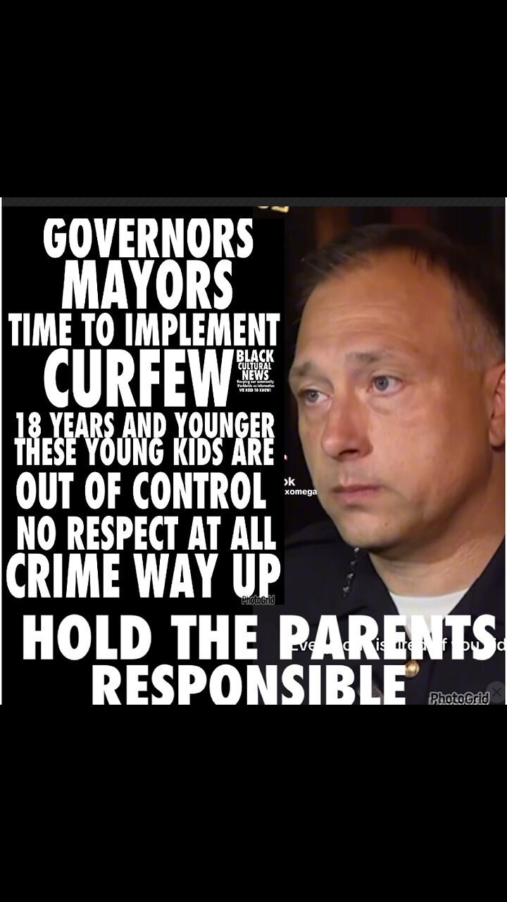 BCN #161 Every city need a CURFEW for these kids everywhere . They are outta control .