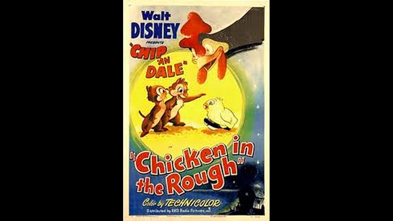 Chicken in the Rough (1951) 🎅🎄 Christmas Cartoon.