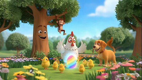 Happy Chicken Family vs The Naughty Dog! 🐔🐶 | Funny AI Animated Short
