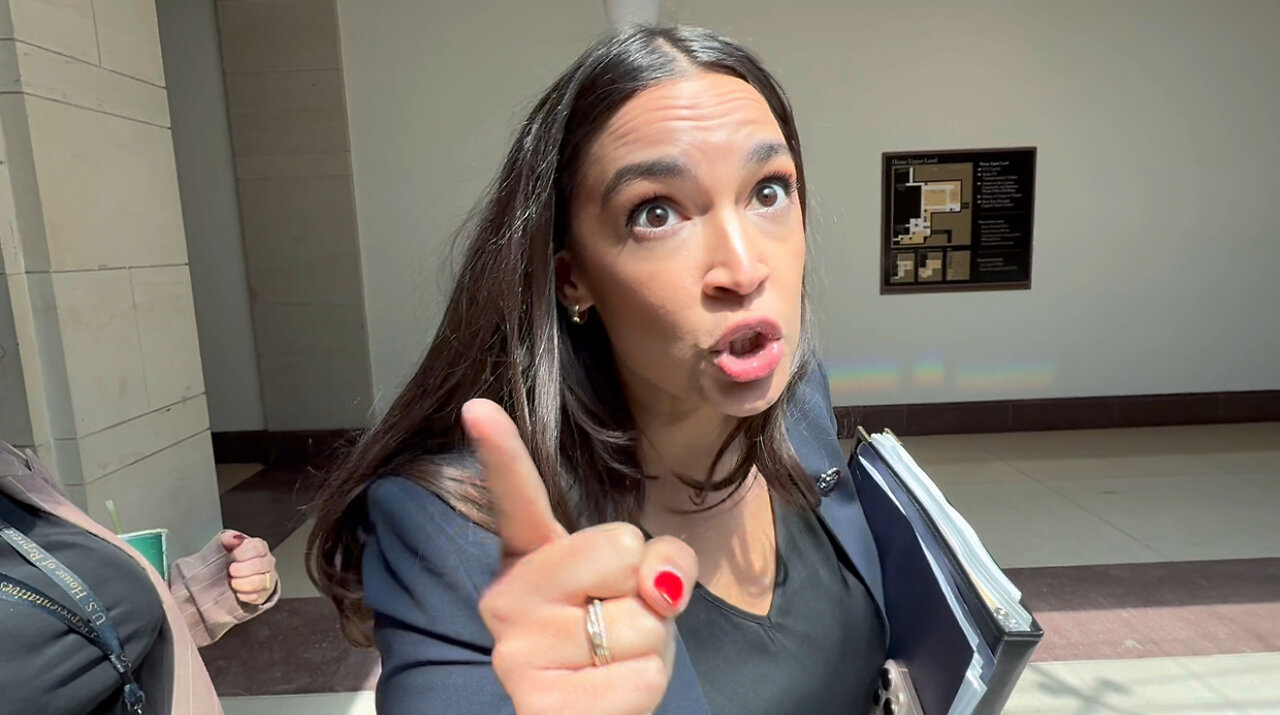 AOC Looses it, Runs From TGP When Pressed About Democrats Attacking ICE