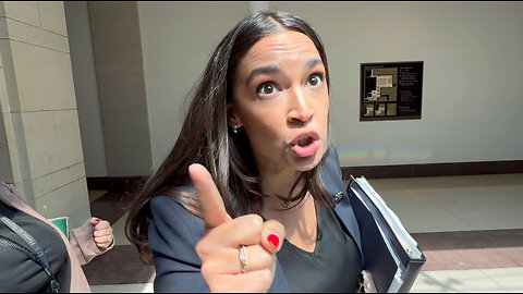 AOC Looses it, Runs From TGP When Pressed About Democrats Attacking ICE