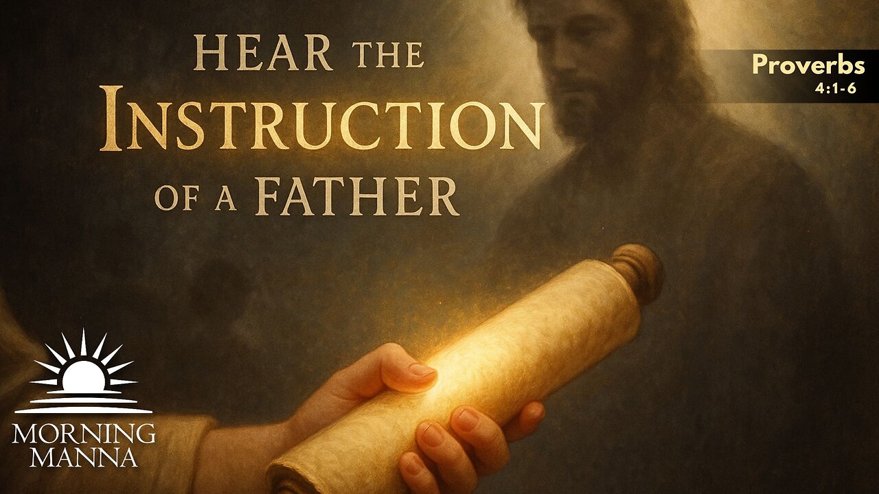 Morning Manna - June 18, 2025 - Proverbs 4:1-6 - Hear the Instruction of a Father