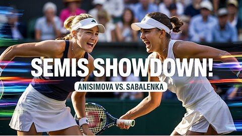 Wimbledon Semifinal: Anisimova vs. Sabalenka Drama