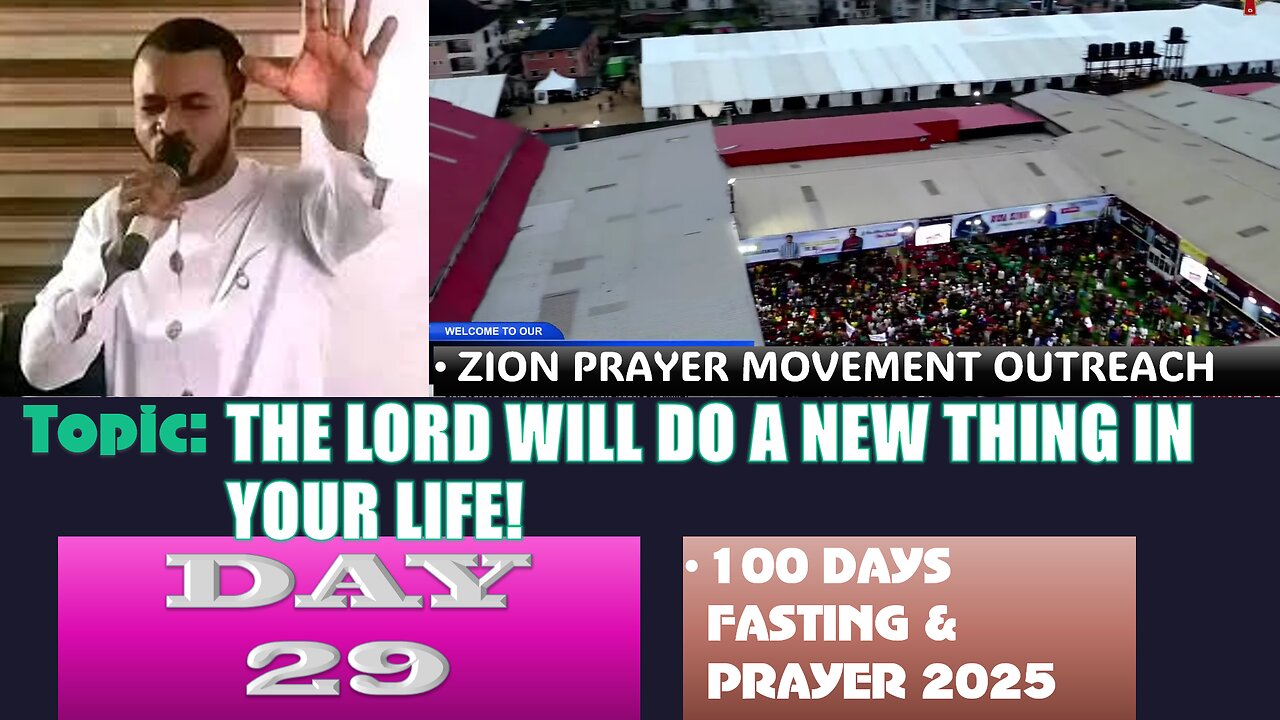 Day 29 | August 2nd 2025 — Topic: THE LORD WILL DO A NEW THING IN YOUR LIFE!-100 Days Prayer&Fasting