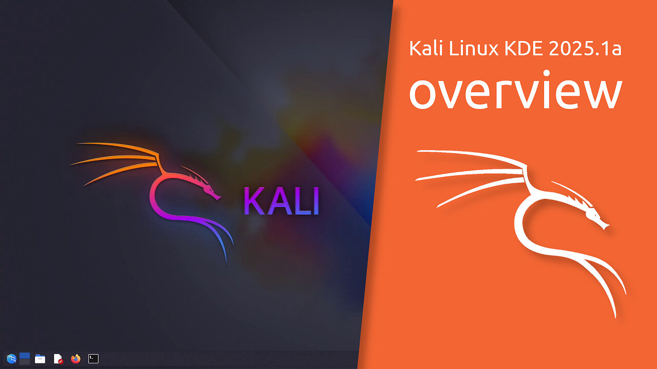 Kali Linux KDE 2025.1a overview | The most advanced Penetration Testing Distribution.
