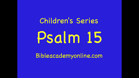 CS Psalm 15