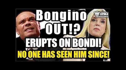 BREAKING! White House Shake Up!! Dan Bongino Erupts at Bondi & No One’s Seen Him Since!