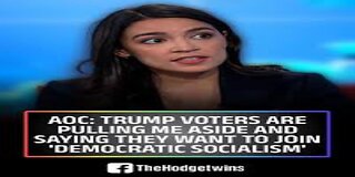 AOC ‘Fully Welcomes’ Trump Voters Into Her Coalition