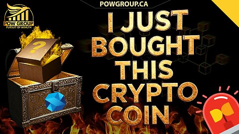 I Just Bought This Crypto Coin...