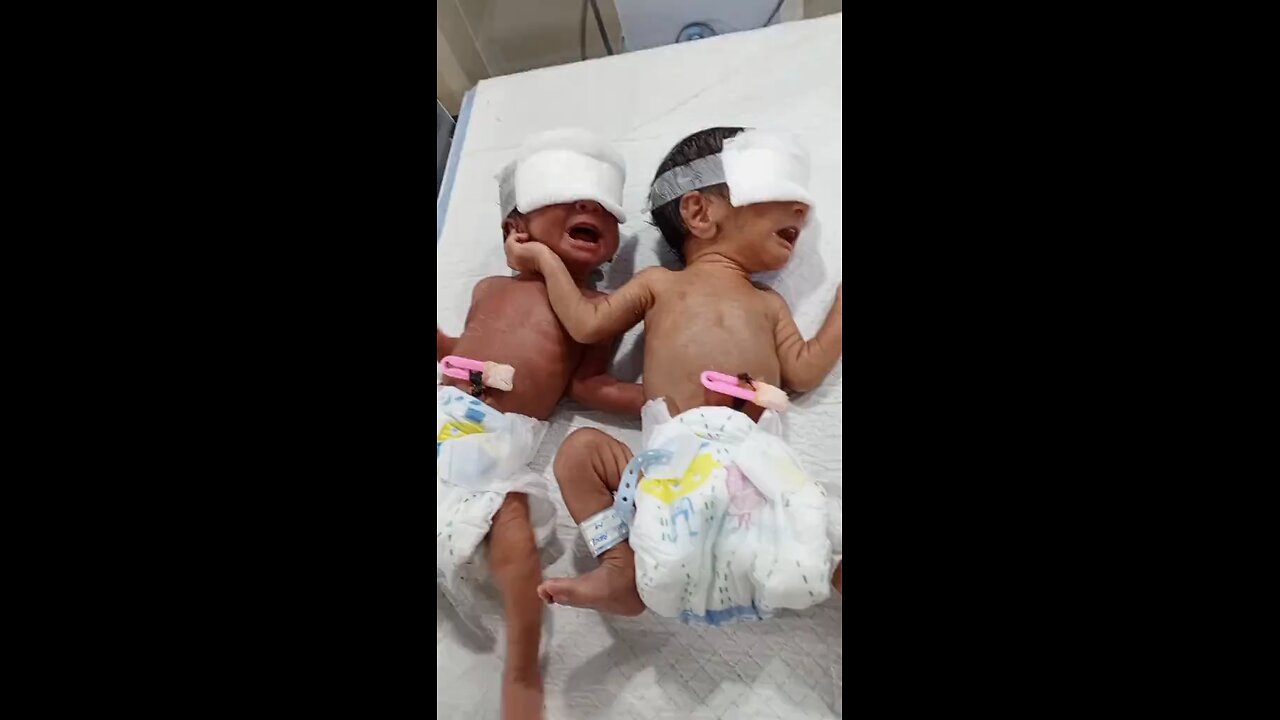 cute twins premature