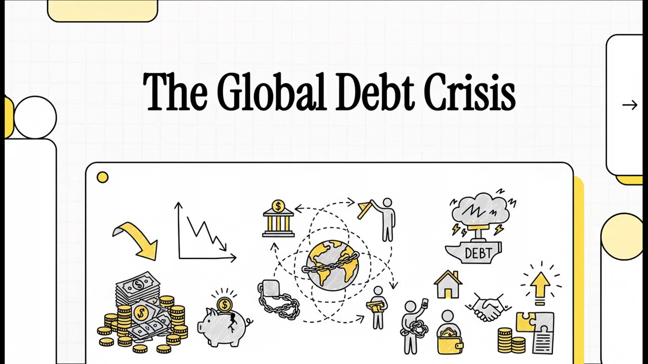 “The Global Debt Crisis Explained: Why the World Owes $300+ Trillion & What Happens Next 🌍💰”