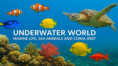 Underwater World – Marine Life, Sea Animals and Coral Reef