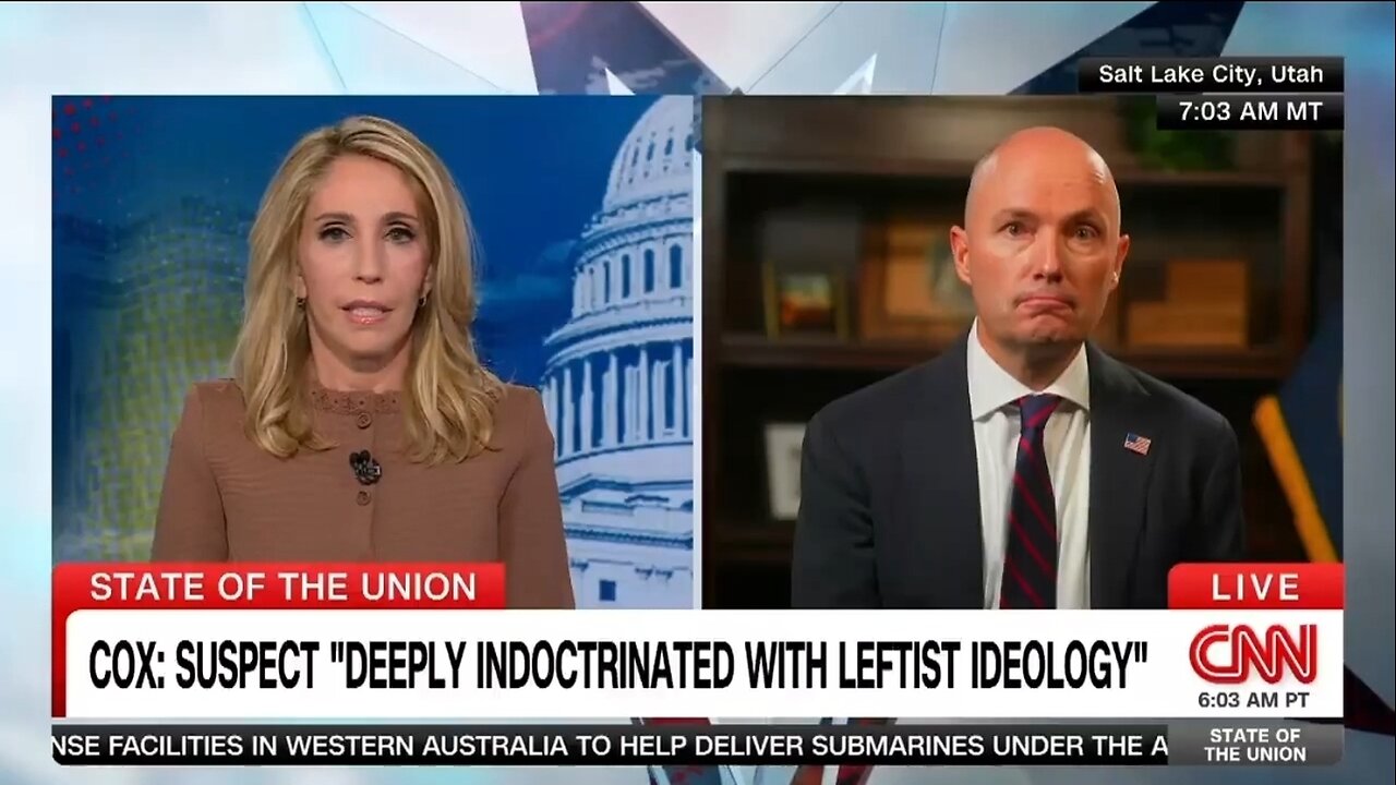 Gov Cox Confirms Kirk Alleged Assassin Lived With His Transgender Lover