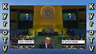President Trump speaking at the UN (Swedish subtitles)