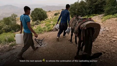 part2::Video Title: Migrating to the cold region of Rig Mountain | The life of nomads in Iran
