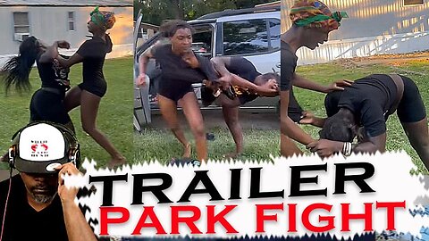 Black Women Fighting in A Trailer Park