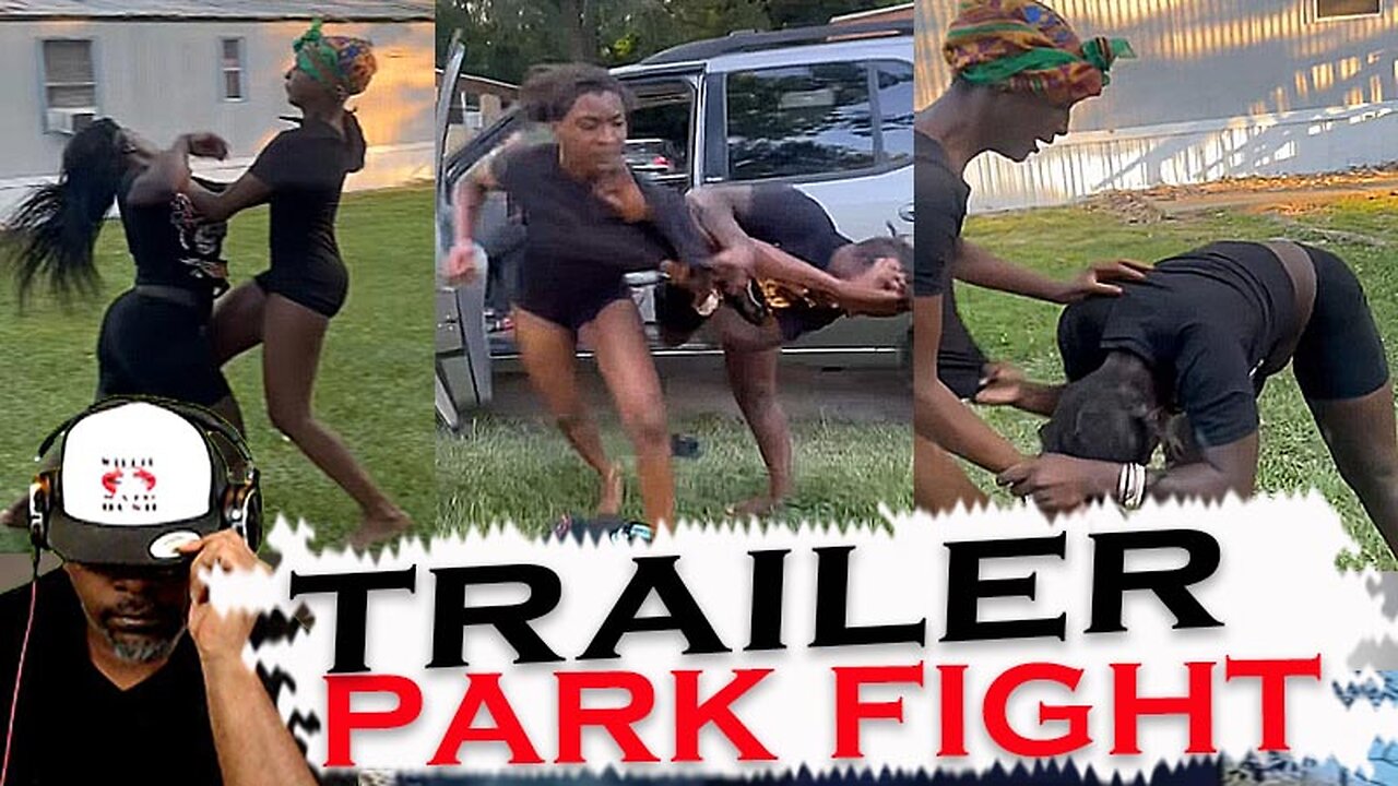 Black Women Fighting in A Trailer Park