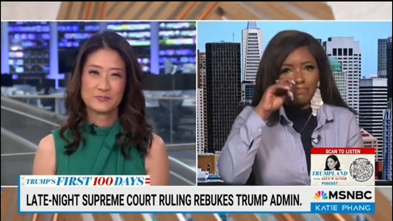 Rep Jasmine Crockett Cries Over Fired MSNBC Host