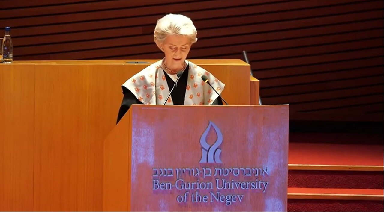 EU President Von Der Leyen - "Europe is the values of the Talmud"