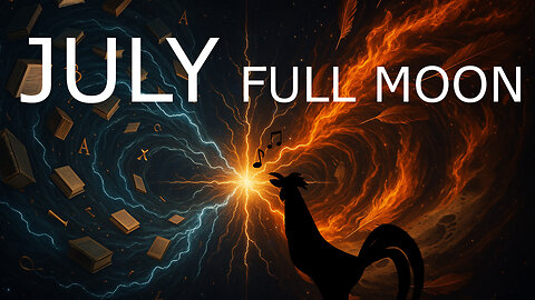 ✨💥💫A Wake-Up Call from the Cosmos: July Full Moon 7/10/25, Astrology, Numerology, Alchemy and Tarot
