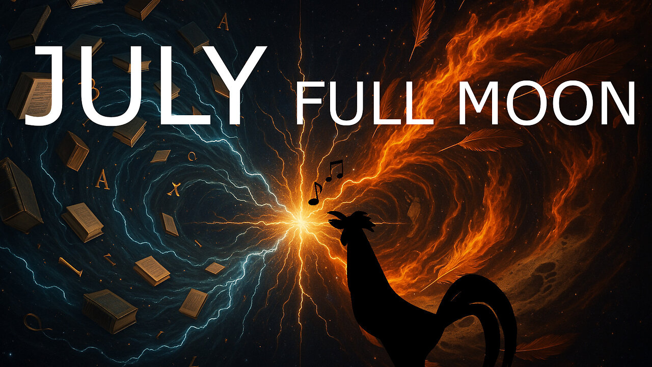 ✨💥💫A Wake-Up Call from the Cosmos: July Full Moon 7/10/25, Astrology, Numerology, Alchemy and Tarot