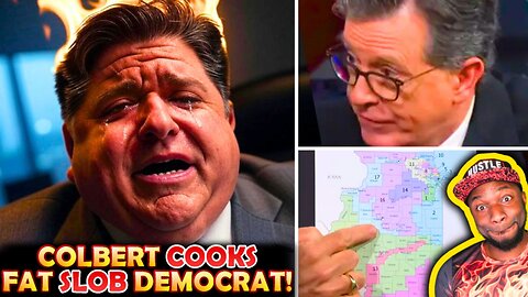 "ALL STATES DO THIS!" Steve Colbert COOKS Fat SLOB Dem Governor for Gerrymandering in His OWN STATE!