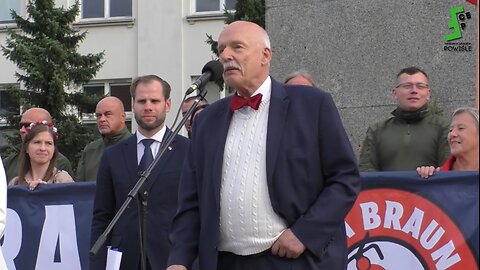 Janusz KORWIN - Mikke: Przemówienie - start 2. Marszu Stop Masowej Imigracji - Warszawa 24.8.2025
