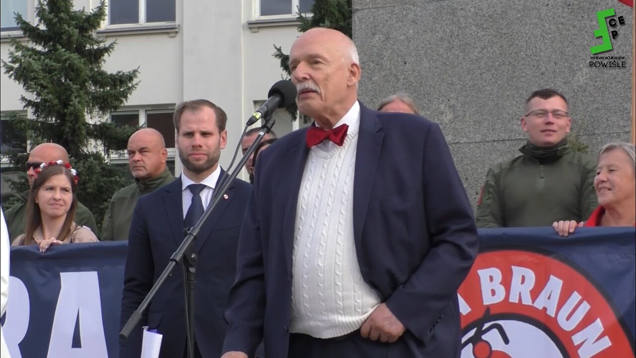 Janusz KORWIN - Mikke: Przemówienie - start 2. Marszu Stop Masowej Imigracji - Warszawa 24.8.2025