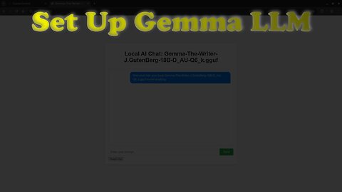 How to Set Up Gemma-The-Writer-J.GutenBerg-10B-D_AU-Q6_k LLM with Custom Web UI | Complete Guide!