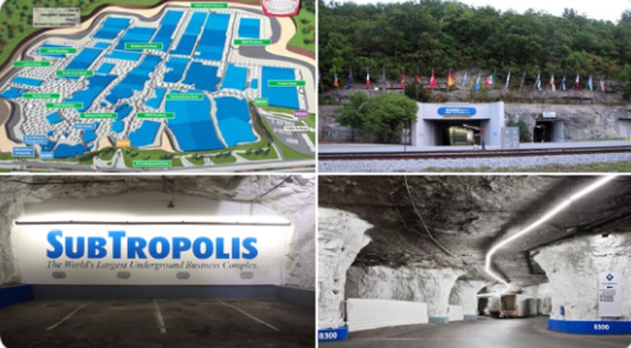 SubTropolis- An underground industrial park in Kansas city.