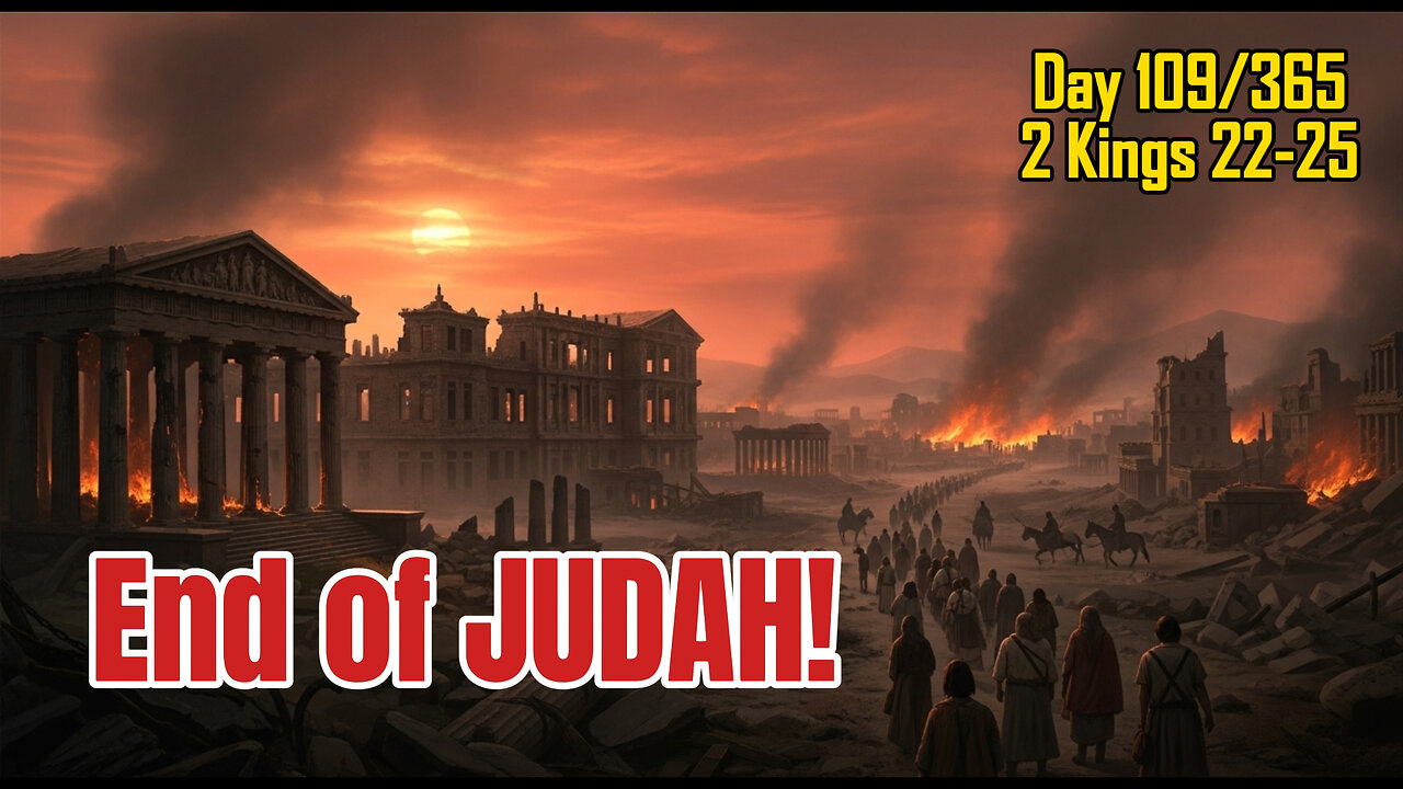 Day 109/365 - "Not During Your Lifetime Josiah" | Nebuchadnezzar Invades Jerusalem #bible #2kings