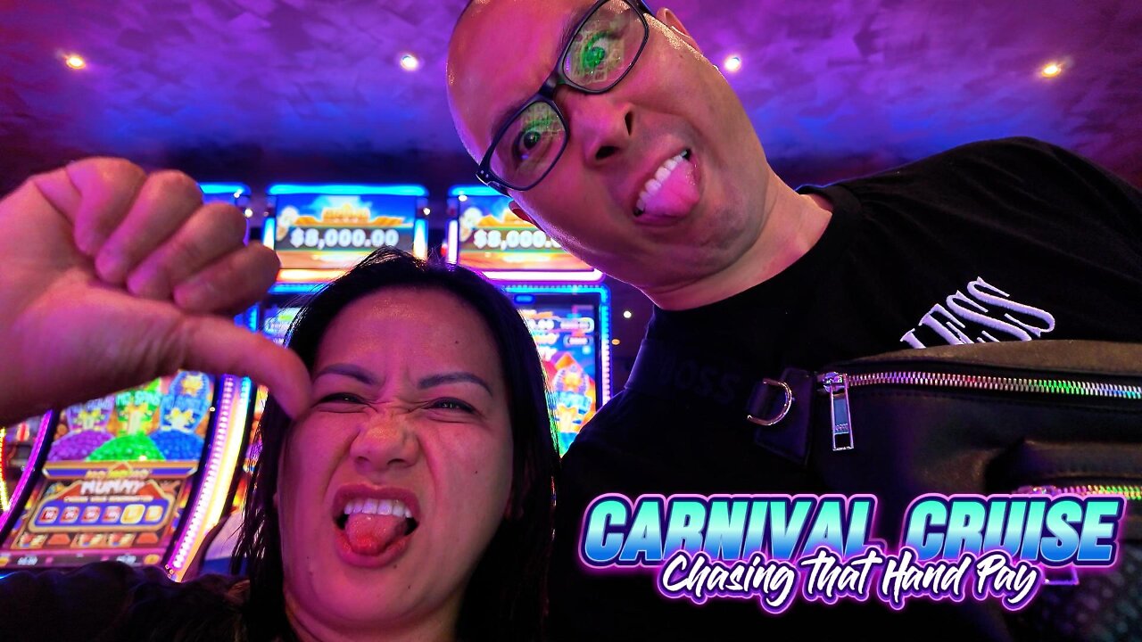 CHASING THAT HAND PAY on the Carnival Legend Cruise Ship Day 2 Pt.1