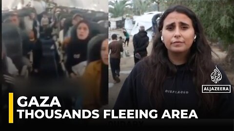 More than 10,000 Palestinians are applying to flee Gaza